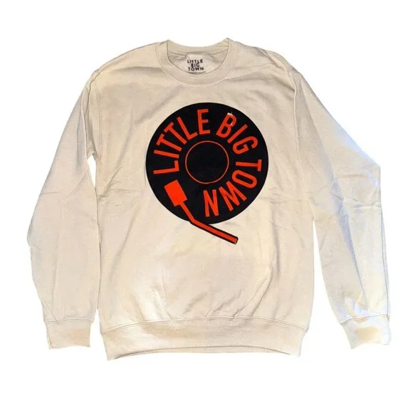 Little Big Town Canada Tour Cream Sweatshirt Medium - Picture 3 of 9